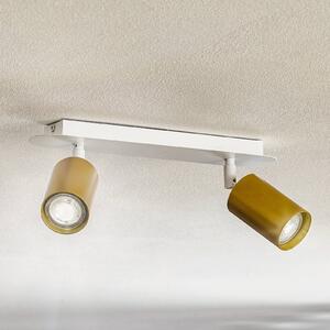 EMIBIG LIGHTING Spot da soffitto Zen 2 con 2 spot, bianco-oro