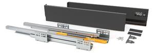 Cassetto Esterno Concept 30 Kg H105 mm P 300 Grigio Antracite Acciaio Emuca