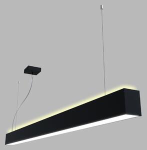 Apparecchio LED a sospensione LINO II P/N-Z CRI90 aura, Variante: LINO II P/N-Z, 1500 mm, 37-49 W, 5180-6860 lm, nero, 3CCT