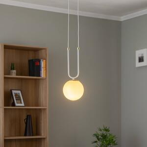 EMIBIG LIGHTING Lampada a sospensione Glam, bianco/opale, 1 luce