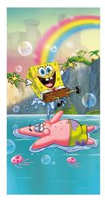 Asciugamano per bambini in cotone 70x140 cm Sponge Bob "Tropical Duo" – Jerry Fabrics