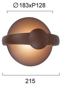Applique LED MAYORKA LED/12W/230V marrone