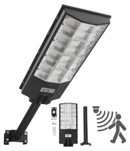 Lampione solare - Lampione a LED - Super luminoso 450000 lm - Potenza 8000 W - Con sensore crepuscolare - Rilevatore di movimento - IP65 impermeabile - Per vialetti e cortili