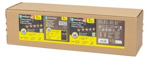 Aigostar - LED Solare Natale chiaro LED/0,054W/1,2V 1m IP65 bianco caldo
