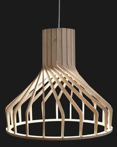 Nowodvorski Lighting Lampada a sospensione Bio S con gabbia legno E27