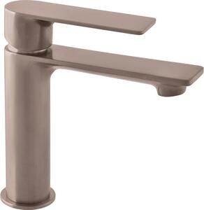 Miscelatore per lavabo in metallo grigio