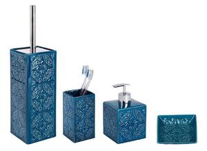 Set di accessori da bagno blu scuro in ceramica Cordoba - Wenko