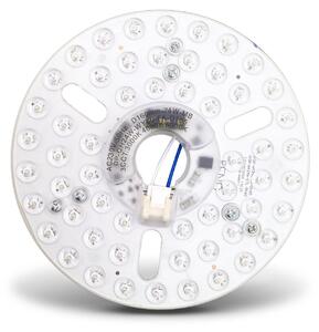 Modulo plafoniera ventilatore a LED, 24W, 220V, rotonda, diametro 160mm, con 3 temperature di colore