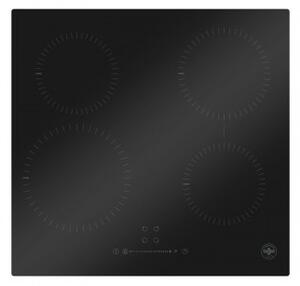 La Germania Piano Cottura Induzione 4 Fuochi Larghezza 60 cm in Vetroceramica colore Nero - PLG64I1B26NVS Serie Futura