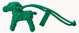 Portachiavi in pelle vegana fatto a mano Knotted