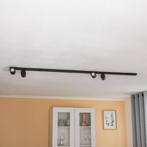 Nowodvorski Lighting Faretto a soffitto Mono VIII nero 8 luci 2x150cm