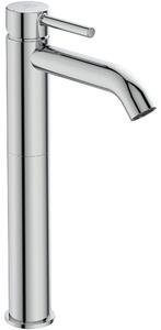 Rubinetto per lavabo da appoggio con limitatore di temperatura