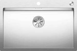 BLANCO CLARON 700-IF/A lavello con valvola InFino® con comando eccentrico PushControl® / vasca in acciaio inox