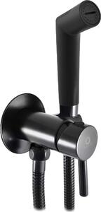 SEINA - Miscelatore per bidet a parete, nero opaco SE843CMAT, RAV Slezák