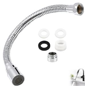 Prolunga per rubinetto da cucina, 30 cm, flessibile e a risparmio idrico