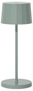 MÜLLER-LICHT Lampada da tavolo ricaricabile a LED OLEA, 2,2W, 200lm, RGB, verde chiaro