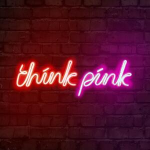Opviq, Think Pink - Red, strisce LED, rosso, strisce neon flessibili, 57 x 19 x 2 cm