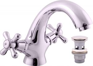 Slezák-RAV Miscelatore per lavabo Slezák RAV Morava Retro MK129 Colore: oro, Misura: 1/2''
