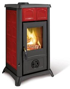 Nordica Stufa a Legna Gemma Elegance Maiolica Bordeaux 6 kW 172 mc 46x49x84 cm