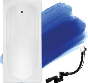 BADLAND vasca rettangolare Bona 190x80 con set di scarico e piedini GRATIS senza rivestimento