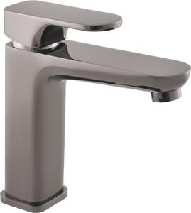 YUKON - Miscelatore per lavabo senza scarico, grigio metallo - spazzolato YU128.0MGK, RAV Slezák