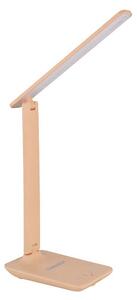 Lampada da tavolo a LED, con dimmer touch, regolazione della temperatura di colore, colore pesca, altezza 56,5 cm