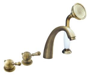 Slezák-RAV Rubinetto per vasca da bagno LABE - OLD BRASS, Colore: old brass, Dimensione: 1/2''