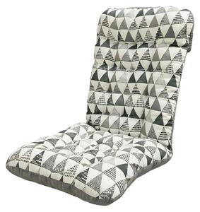Imbottitura per sedia da ufficio, supporto lombare integrato, design antiscivolo, triangolo grigio