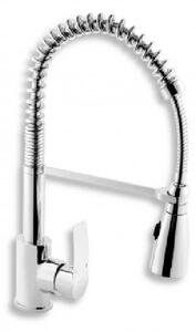 Novaservis Nobless Wat - Rubinetto per lavello con braccio flessibile e doccetta, cromato 40481,0