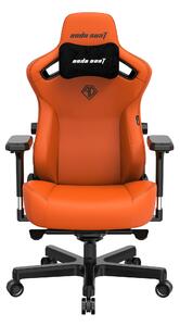 Sedia da gioco Anda Seat Kaiser 3 - L, arancione, Pelle finta