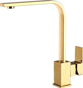 Rubinetto da cucina Miscelatore per lavello Rubinetto da cucina; oro