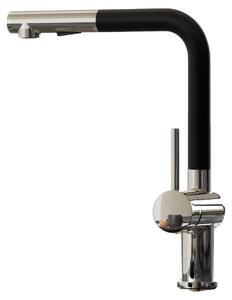 Miscelatore da cucina, doccetta estraibile, orientabile a 360°, G3/8