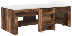 Letto a castello per bambini vidaXL, 2 pezzi, legno di recupero, 193 x 96,1 x 68,5 cm