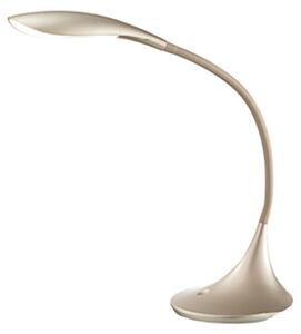 Lampada Da Tavolo Moderna Nunki Silicone E Materie Plastiche Oro Satinato Led