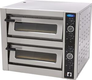 Maxima - Forno per pizza gourmet - Adatto a 4 pizze Ø 30 cm - Doppio piano
