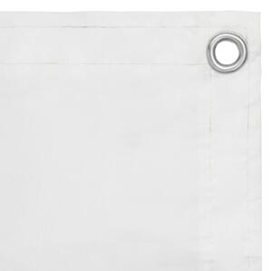 Paravento Balcone Bianco 120x300 cm Tessuto Oxford