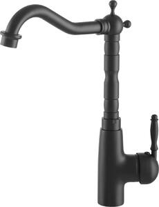 Rubinetto da cucina Miscelatore per lavello retrò Rubinetto da cucina Vintage; nero