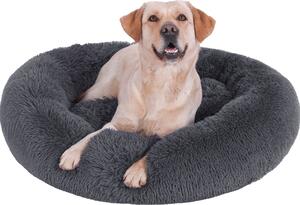 Cuccia per cani Cuscino lavabile per cani Cuscino rotondo in peluche per cani di piccola, media e grande taglia, gatti (Ø 120 cm diametro esterno (XXXL))
