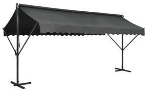 Tenda Parasole con Piedistallo 500x300 cm Antracite