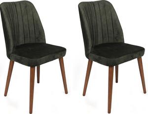 Skye Decor, Alfa-462 V2, set di sedie (2 pezzi), kaki, 100% METALLO, 50 x 49 x 90 cm