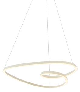 Lampada a sospensione scandinava beige 72 cm con LED dimmerabile a 3 livelli - Circuit