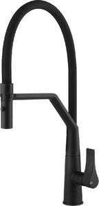 Miscelatore monocomando Gessi Semi-pro Proton 17191 299 45,6 cm Nero opaco