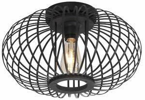 Lampada da soffitto, legno naturale, H 23 cm
