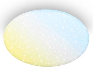 Briloner VERB Plafoniera LED, dimmerabile, telecomando, controllo della temperatura del colore CCT, ultra luminosa, bianca, Ø56 x 10 cm