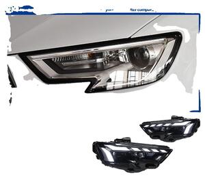 Unità fari, luce di segnalazione dinamica, compatibile con Audi A3 2017-2020, 17-20 Xenon