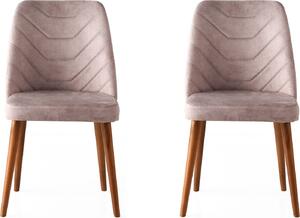 Skye Decor, Dallas- Dallas 555NMB, noce, sedie da ufficio, 90x50x49 cm, struttura: 100% metallo