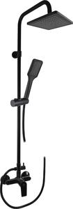 RAV Slezák Miscelatore doccia COLORADO con soffione e doccetta nero opaco, Colore: nero opaco, Dimensioni: 100 mm