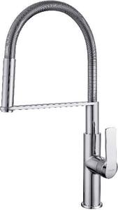 Kielle Magnus - Rubinetto per lavello con braccio flessibile, cromato 10516100