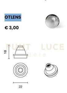 Lente gradi 38 per sospensione