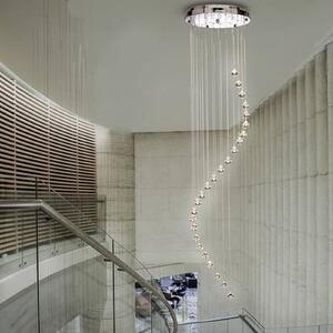 Searchlight Lampada a sospensione Hallway con cristalli 180 cm
